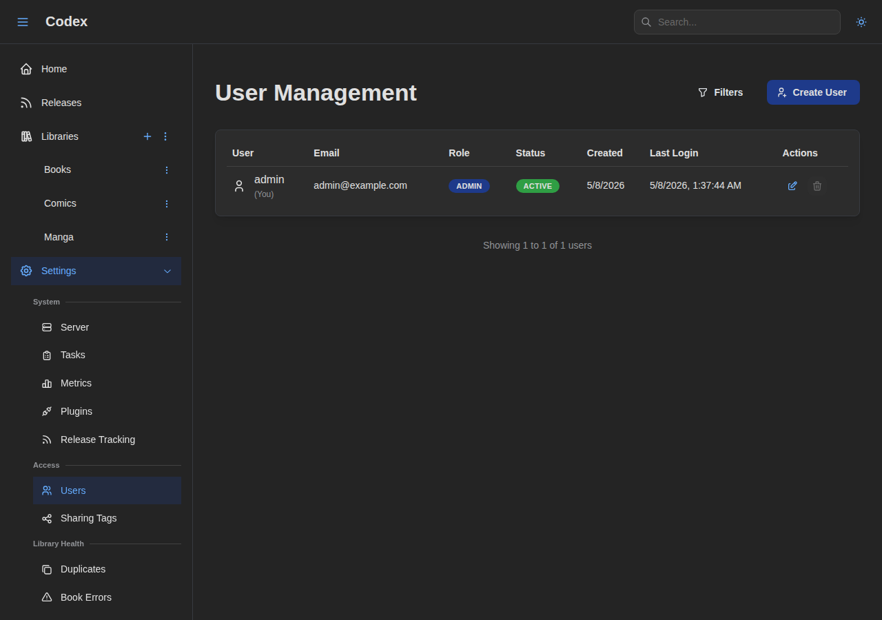 User Management